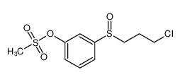 Phenol, 3-[(3-chloropropyl)sulfinyl]-, methanesulfonate_99717-18-7
