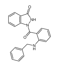 3H-Indazol-3-one, 1,2-dihydro-1-[2-[(phenylmethyl)amino]benzoyl]-_99719-17-2