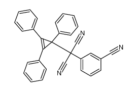 Propanedinitrile, (3-cyanophenyl)(1,2,3-triphenyl-2-cyclopropen-1-yl)-_99726-58-6