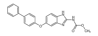 methyl (5-([1,1'-biphenyl]-4-yloxy)-1H-benzo[d]imidazol-2-yl)carbamate_99741-80-7
