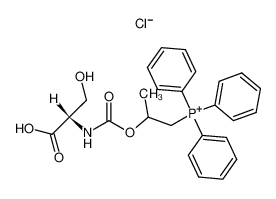 N-(2-(Triphenylphosphonio)isopropyloxycarbonyl)-L-serin-chlorid_99744-44-2