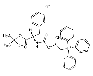 N-(2-(Triphenylphosphonio)isopropyloxycarbonyl)-L-phenylalanin-tert-butylester-chlorid_99744-47-5