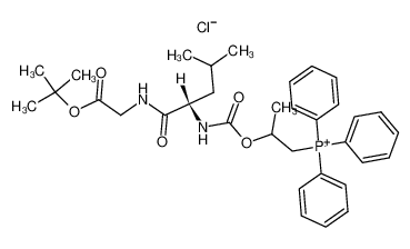 N-(2-(Triphenylphosphonio)isopropyloxy)-L-leucyl-glycin-tert-butylester-chlorid_99744-55-5