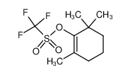 trifluoro-methanesulfonic acid 2,6,6-trimethyl-cyclohex-1-enyl ester_99747-72-5