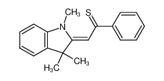 1,3,3-Trimethyl-2-thiobenzoylmethylen-indolin_99750-63-7