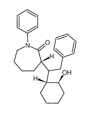 (S)-3-[1-((1R,2S)-2-Hydroxy-cyclohexyl)-2-phenyl-ethyl]-1-phenyl-azepan-2-one_99756-16-8