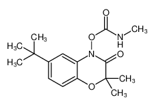 6-(tert-butyl)-2,2-dimethyl-3-oxo-2,3-dihydro-4H-benzo[b][1,4]oxazin-4-yl methylcarbamate_99760-84-6