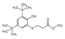 methyl 3-((3,5-di-tert-butyl-2-hydroxyphenyl)thio)propanoate_99762-08-0
