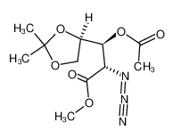 (2S,3S)-3-Acetoxy-2-azido-3-((R)-2,2-dimethyl-[1,3]dioxolan-4-yl)-propionic acid methyl ester_99773-63-4