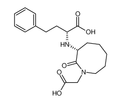 (R)-2-(((R)-1-(carboxymethyl)-2-oxoazocan-3-yl)amino)-4-phenylbutanoic acid_99781-14-3