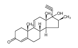 17α-ethynyl-17β-hydroxy-16β-methylandrosta-4,9(11)-dien-3-one_99781-92-7