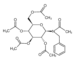 N-acetyl-2,3,4,6-tetra-O-acetyl-N-benzyl-β-D-glucopyranosylamine_99782-83-9