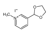 Pyridinium, 3-(1,3-dioxolan-2-yl)-1-methyl-, iodide_99803-14-2