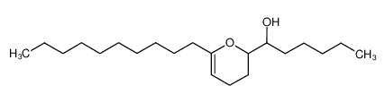 1-(6-Decyl-3,4-dihydro-2H-pyran-2-yl)-hexan-1-ol_99814-29-6