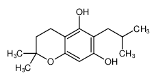 2H-1-Benzopyran-5,7-diol, 3,4-dihydro-2,2-dimethyl-6-(2-methylpropyl)-_99814-59-2