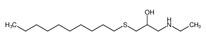 2-Propanol, 1-(decylthio)-3-(ethylamino)-_99818-18-5