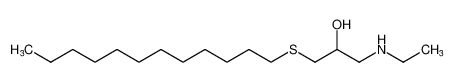 2-Propanol, 1-(dodecylthio)-3-(ethylamino)-_99818-19-6