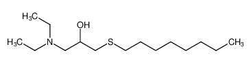 2-Propanol, 1-(diethylamino)-3-(octylthio)-_99818-28-7