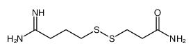 Propanamide, 3-[(4-amino-4-iminobutyl)dithio]-_99828-59-8