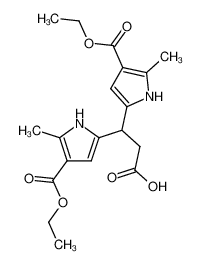 β,β-Bis-(4-Ethoxycarbonyl-5-methyl-2-pyrryl)-propionsaeure_99831-07-9
