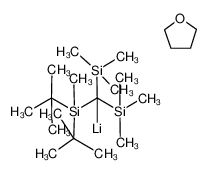(Di-tert-butylmethylsilyl)bis(trimethylsilyl)methyllithium-Tetrahydrofuran(1/4)_99837-65-7