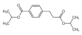 4-(2-Isopropoxycarbonyl-ethyl)-benzoic acid isopropyl ester_99837-99-7