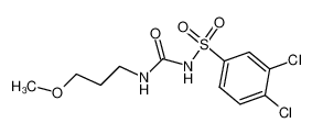 N-(3.4-Dichlor-benzolsulfonyl)-N'-(3-methoxy-propyl)-harnstoff_99840-14-9