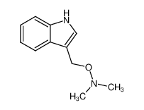 O-indol-3-ylmethyl-N,N-dimethyl-hydroxylamine_99840-62-7