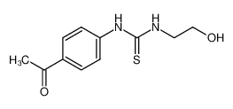 N-(4-acetyl-phenyl)-N'-(2-hydroxy-ethyl)-thiourea_99841-24-4