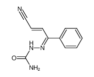 4-phenyl-4-semicarbazono-trans(?)-crotononitrile_99845-28-0