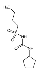 N-(butane-1-sulfonyl)-N'-cyclopentyl-urea_99850-01-8