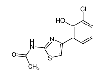 2-(2-acetylamino-thiazol-4-yl)-6-chloro-phenol_99852-20-7