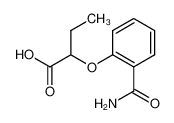 2-(2-carbamoyl-phenoxy)-butyric acid_99856-02-7