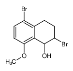 2,5-dibromo-8-methoxy-1,2,3,4-tetrahydro-[1]naphthol_99859-49-1