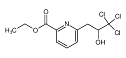 6-(3,3,3-trichloro-2-hydroxy-propyl)-pyridine-2-carboxylic acid ethyl ester_99860-93-2