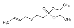 (2-but-2-enylmercapto-ethyl)-phosphonic acid diethyl ester_99864-28-5