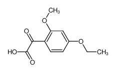 (4-ethoxy-2-methoxy-phenyl)-glyoxylic acid_99865-94-8