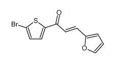 1-(5-bromo-[2]thienyl)-3t(?)-[2]furyl-propenone_99866-37-2