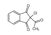2-acetyl-2-chloro-indan-1,3-dione_99866-57-6