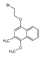 4-(2-Bromethoxy)-1-methoxy-2-methylnaphthalin_99894-03-8
