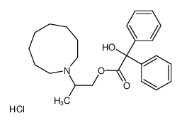2-(azonan-1-ium-1-yl)propyl 2-hydroxy-2,2-diphenylacetate,chloride_99901-11-8