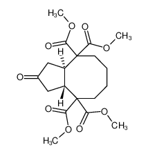 Tetramethyl trans-10-oxobicyclo(6.3.0)undecane-2,2,7,7-tetracarboxylate_99902-16-6
