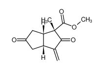 Methyl (1α,2β,5α)-2-methyl-4-methylene-3,7-dioxobicyclo(3.3.0)octane-2-carboxylate_99902-49-5