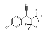 2-(4-chlorophenyl)-4,4,4-trifluoro-3-(trifluoromethyl)butanenitrile_99903-57-8