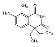 7,8-Diamino-4,4-diethyl-4H-isoquinoline-1,3-dione_99911-06-5