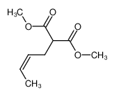 (Z)-2-but-2-enyl-malonic acid dimethyl ester_99922-88-0