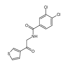 3,4-Dichloro-N-(2-oxo-2-thiophen-3-yl-ethyl)-benzamide_99923-48-5