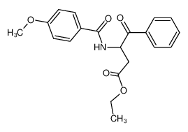 3-(4-Methoxy-benzoylamino)-4-oxo-4-phenyl-butyric acid ethyl ester_99923-54-3
