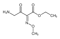 Butanoic acid, 4-amino-2-(methoxyimino)-3-oxo-, ethyl ester, (Z)-_99928-58-2