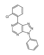 7-(2-Chloro-phenyl)-3-phenyl-3H-[1,2,3]triazolo[4,5-d]pyrimidine_99934-09-5